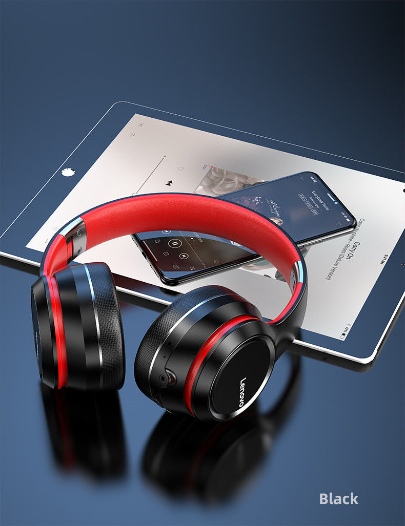 Thumbnail: Black and red headphones on a tablet