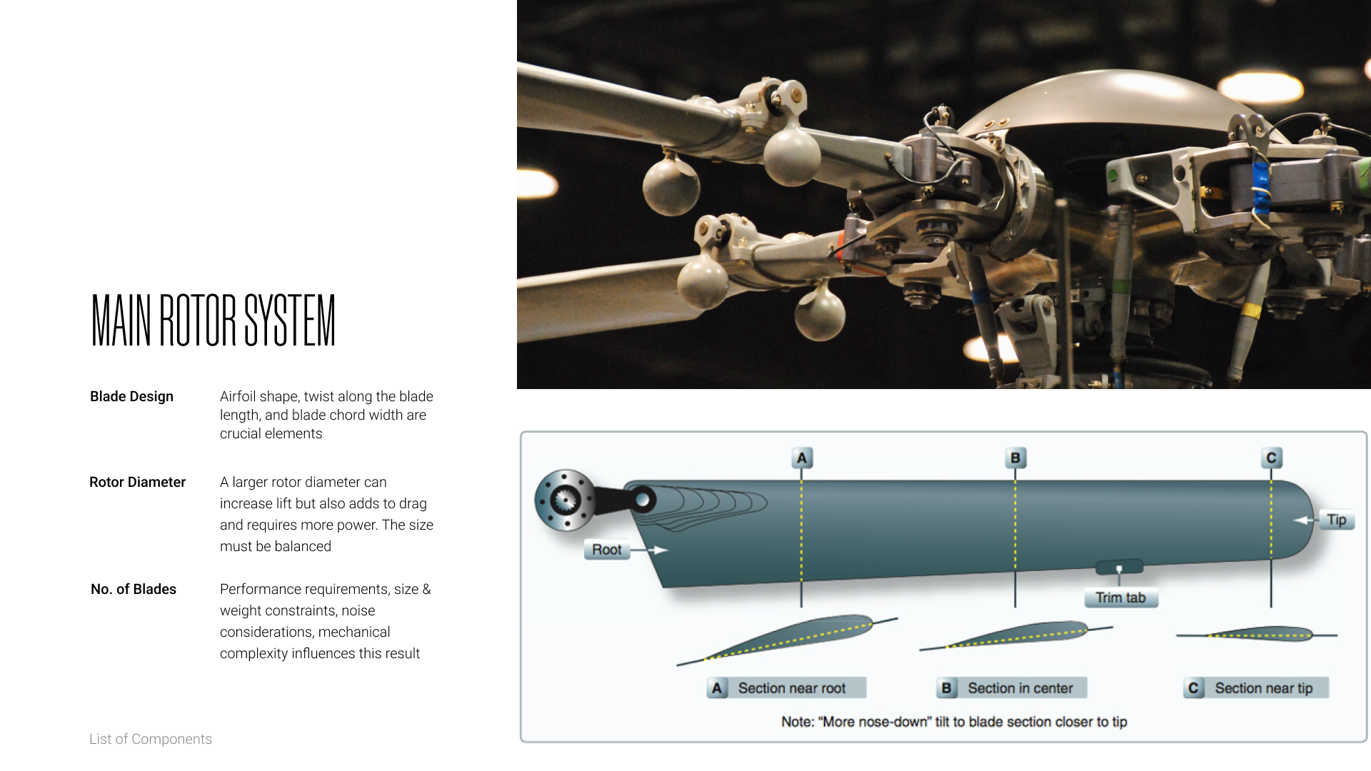 Main rotor system