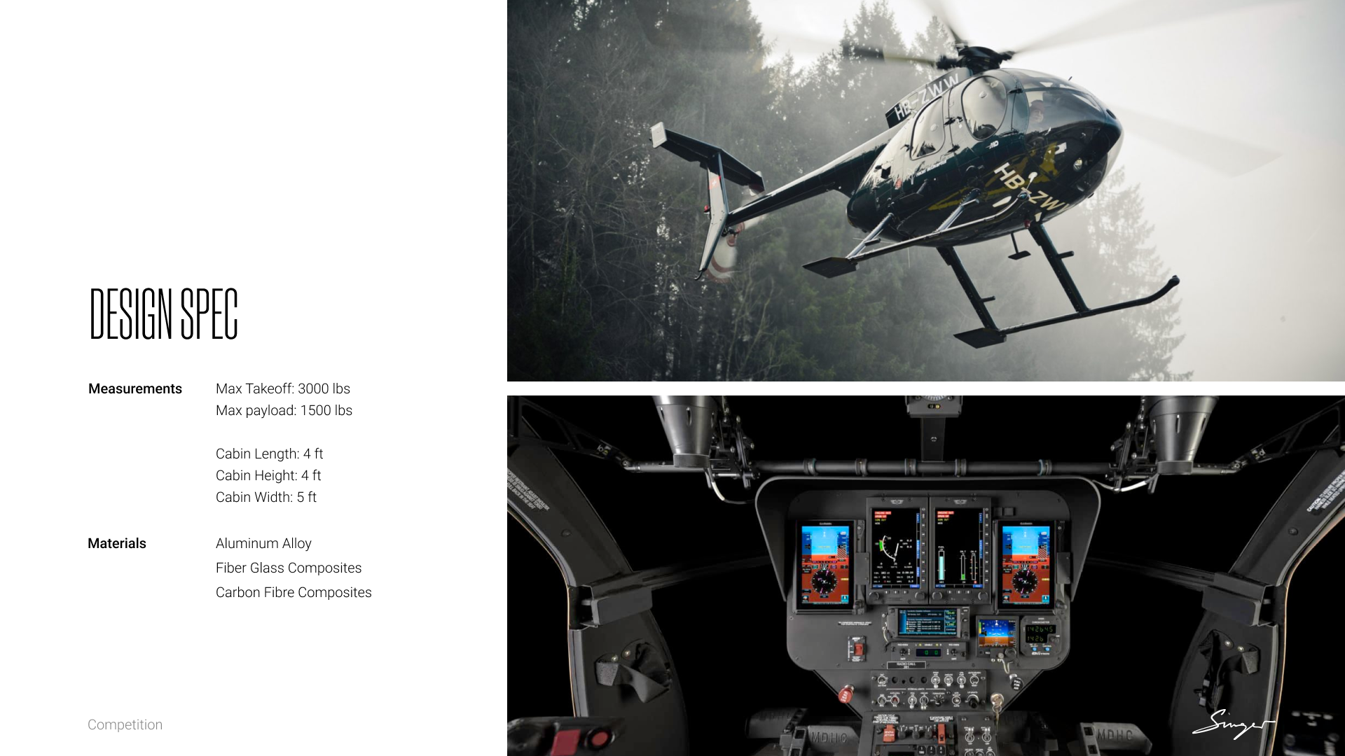MD 500E specifications