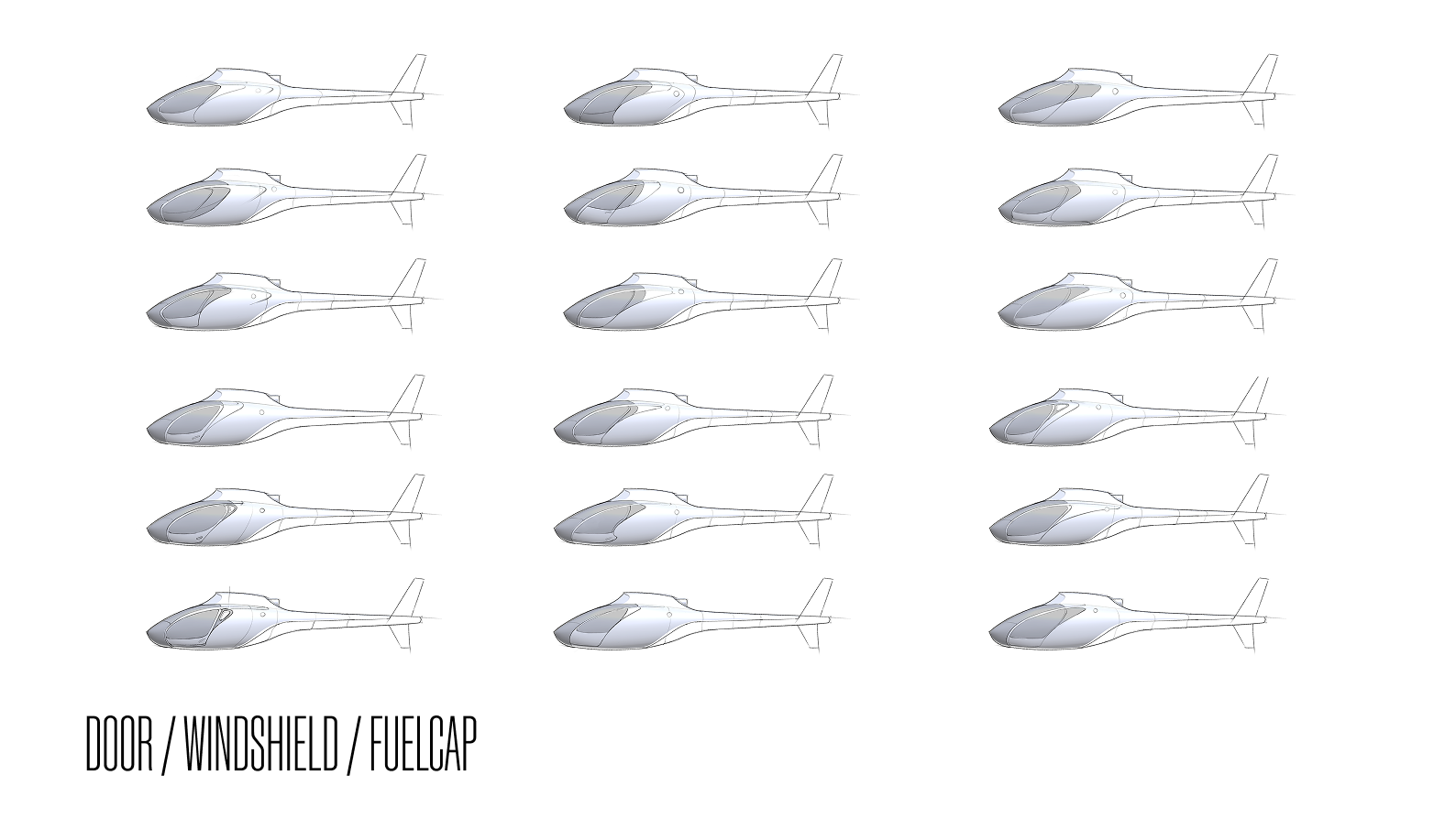 Body, windshield & fuselage alternatives