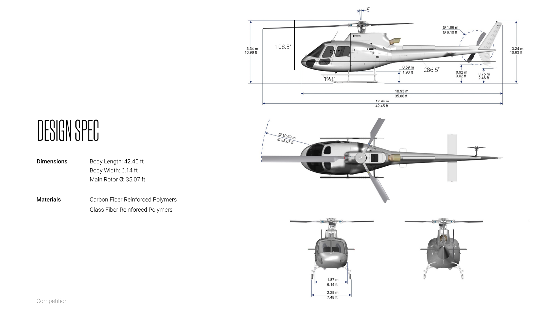 Dimensions & design specifications