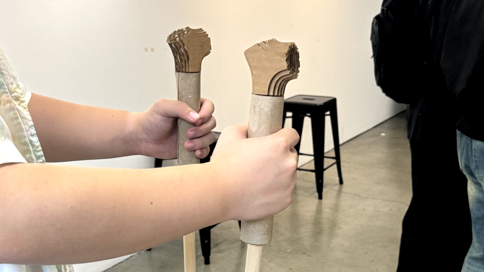 Physical grip mock-ups