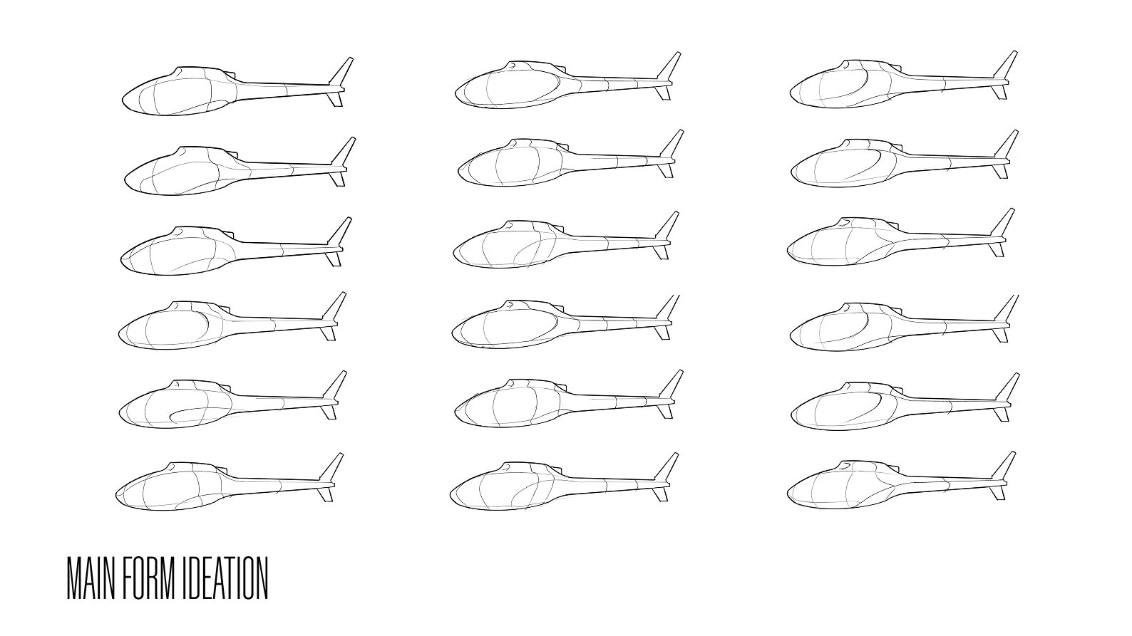 Main form ideation