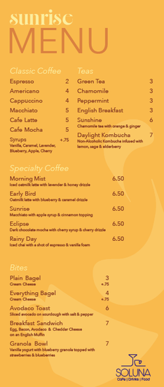 Menus