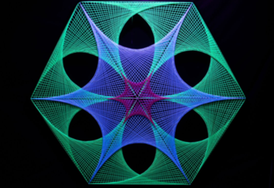 Hexagon String Art
