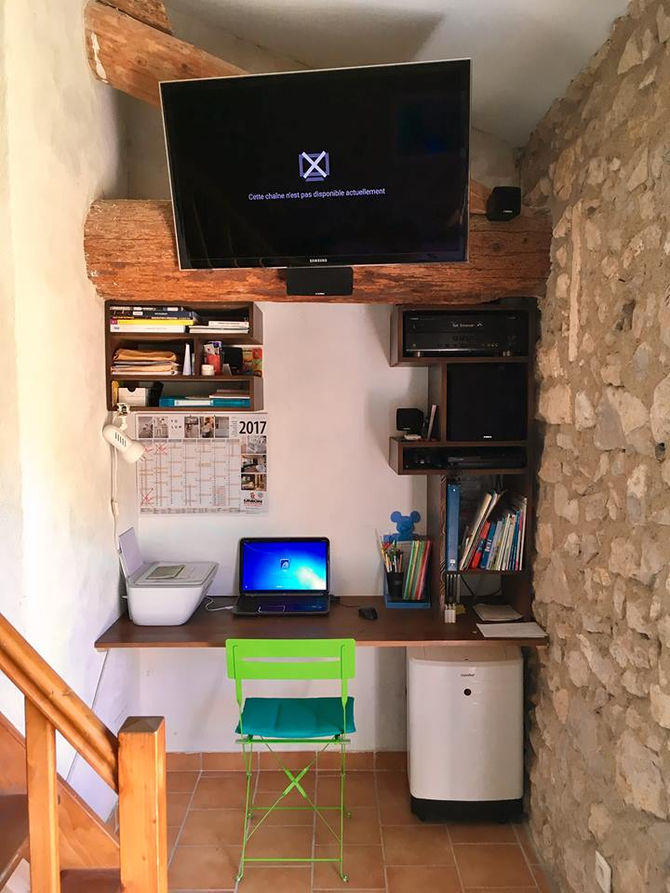 Aménagement de mon coin bureau