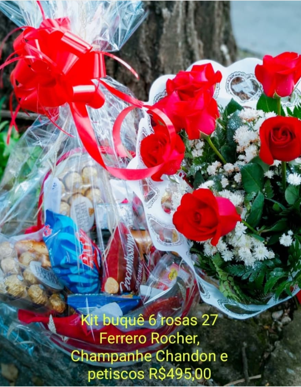 Chandon Buque e chocolate R$ 495