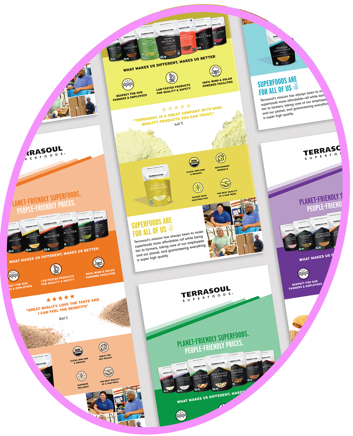 CPG marketing and branding assets
