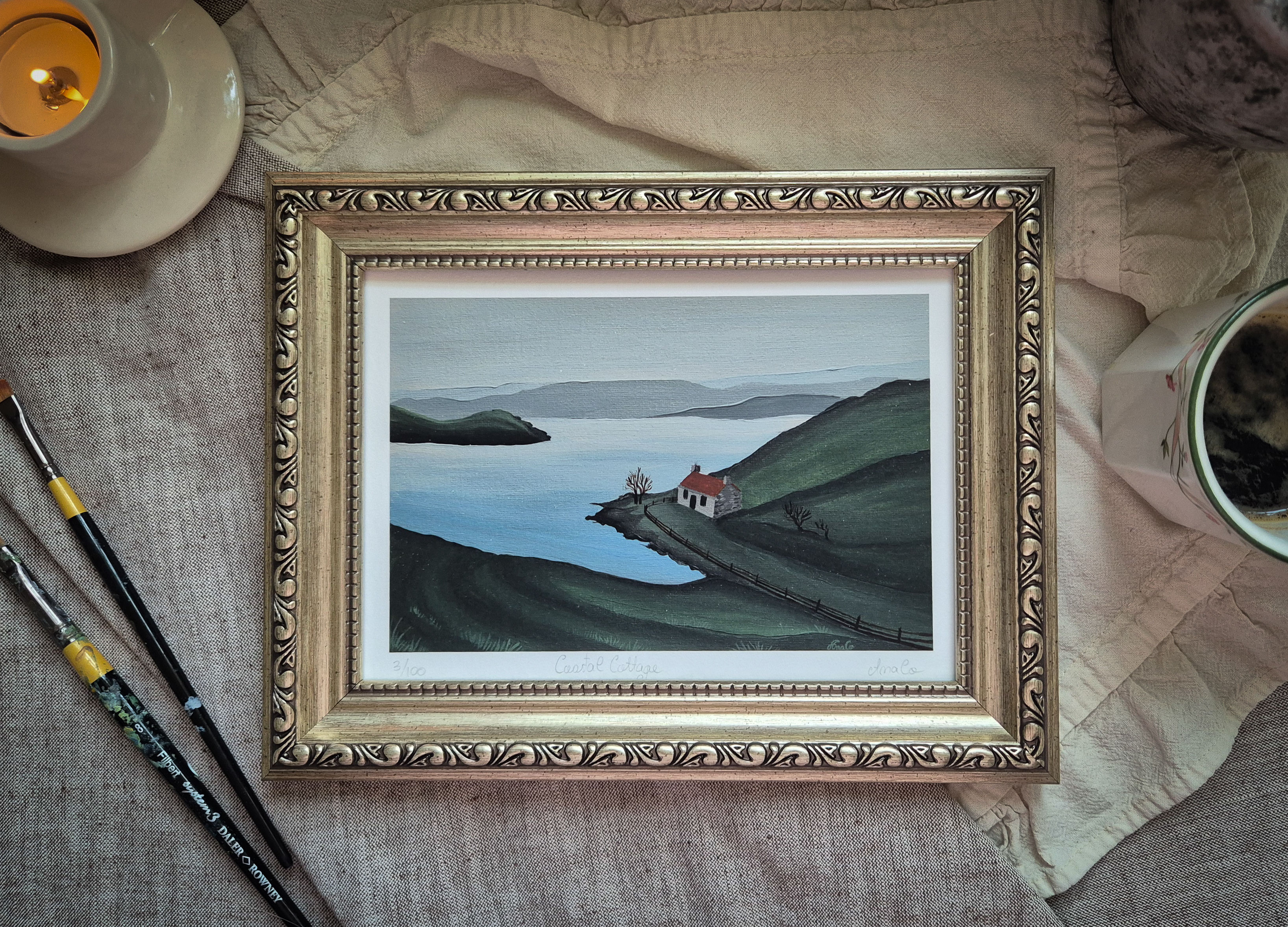 Coastal Landscape Art Print