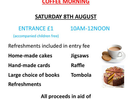 August's Coffee Morning