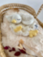 Doudou caneton au crochet fait main pour bébé – Laur'Art Créations