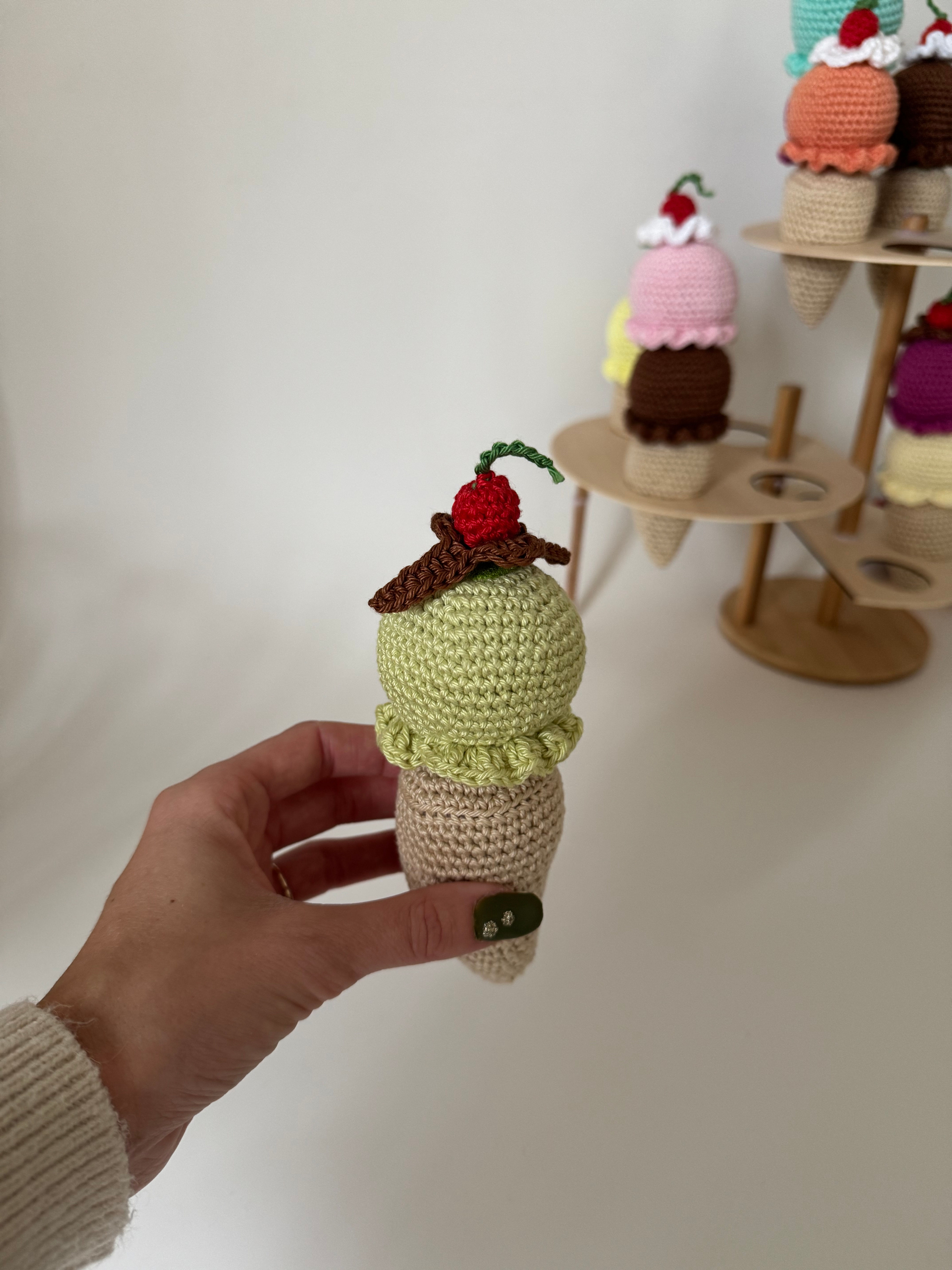 Glace 1B - Pistache + chocolat