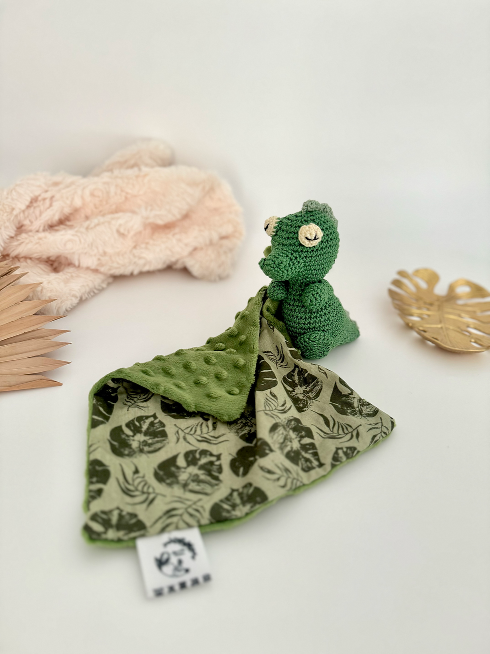 Miniature : crocodile au crochet - patron PDF débutant