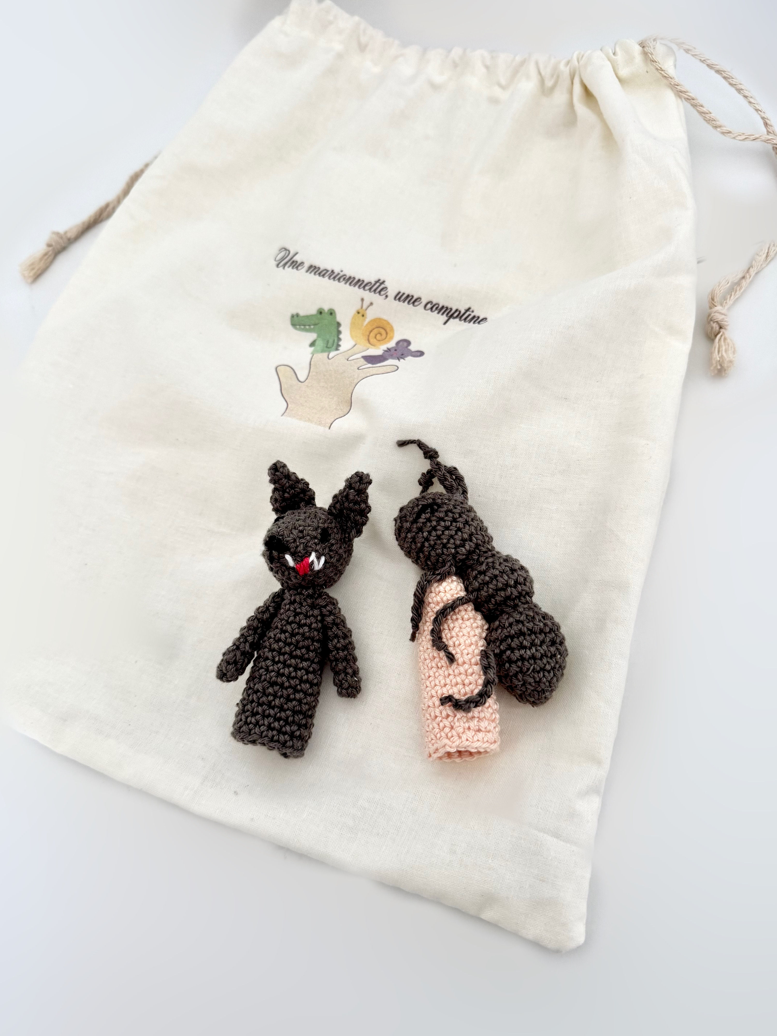 Coffret 3 marionnettes + pochon