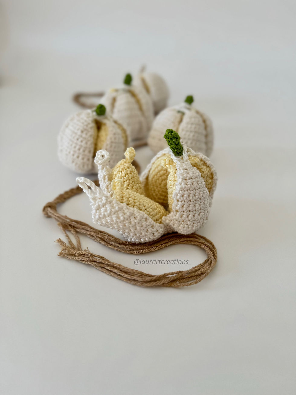 Miniature : dinette enfant au crochet - ail création artisanale fait main