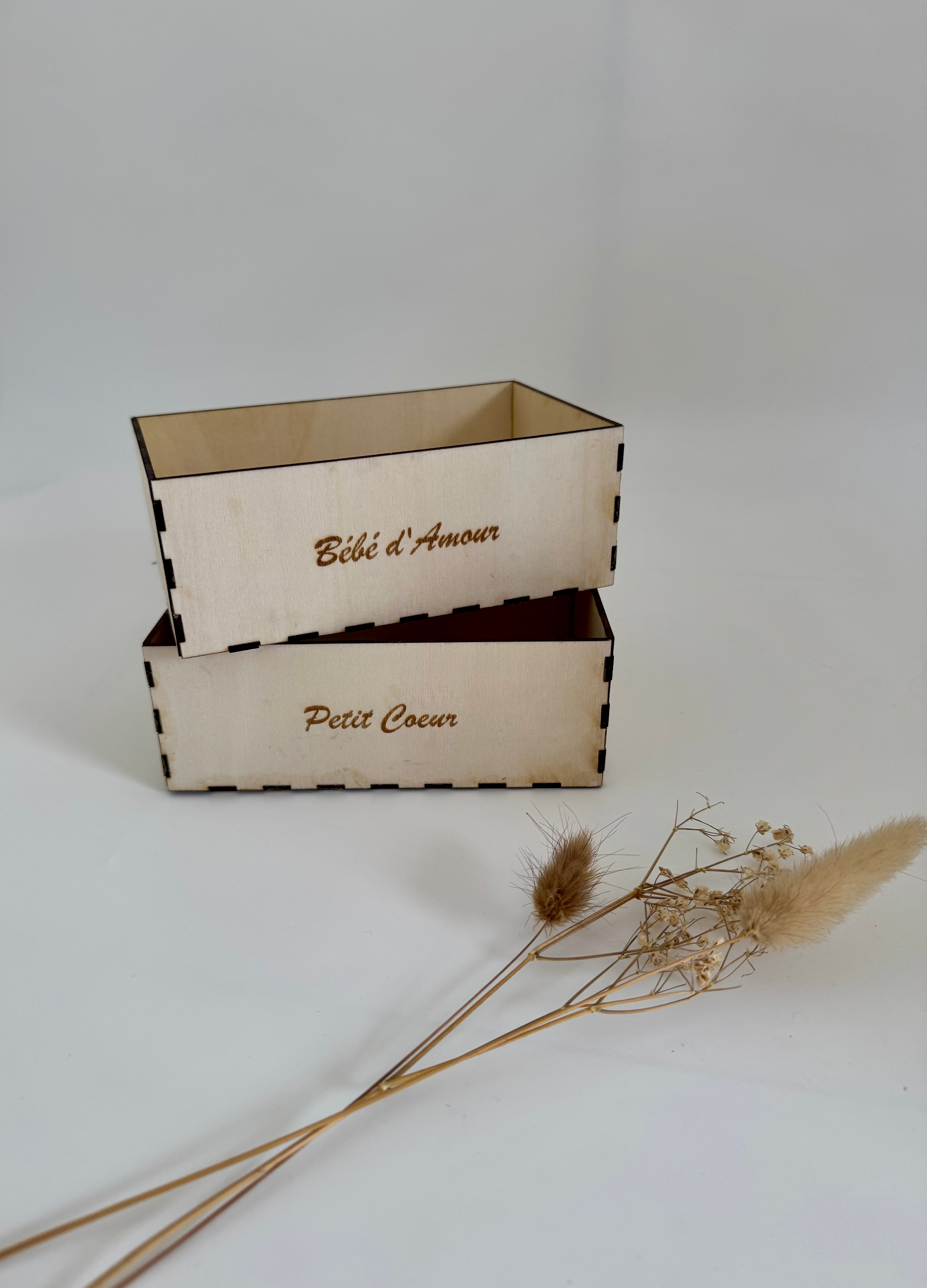 Boîte coffret cadeau en bois