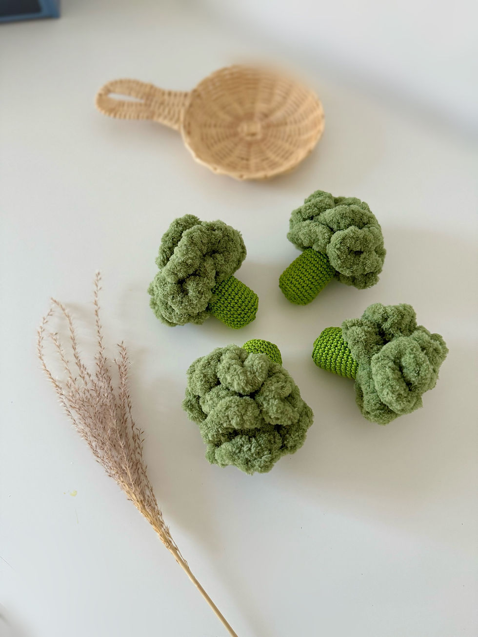 Miniature : Dinette Montessori brocoli au crochet