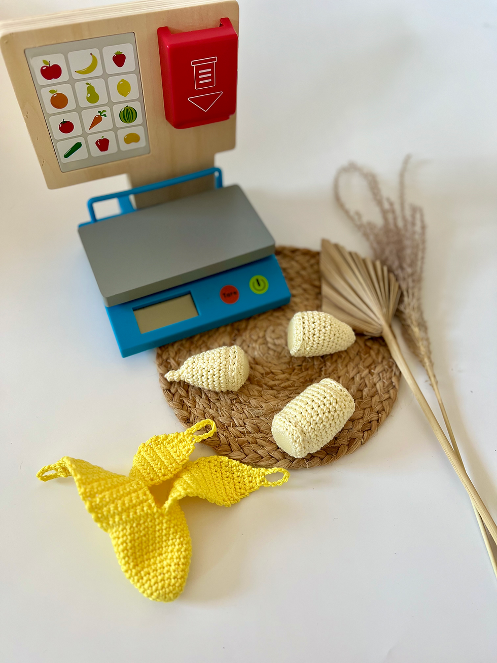 Miniature : banane au crochet - patron PDF débutant