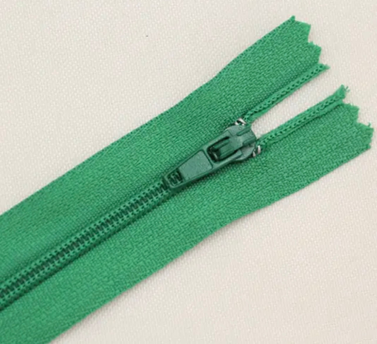Fermeture éclair Verte 25cm
