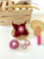 dinette enfant au crochet oignon fait main