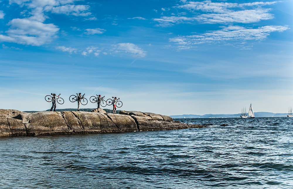 Cycling on Norway's rugged coastlines
