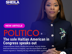 The sole Haitian American in Congress speaks out