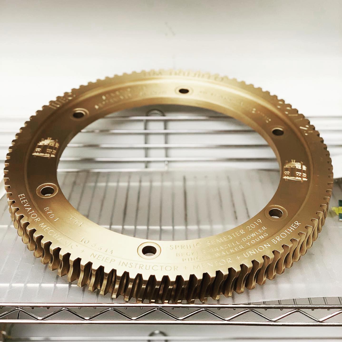 Engraved Gear