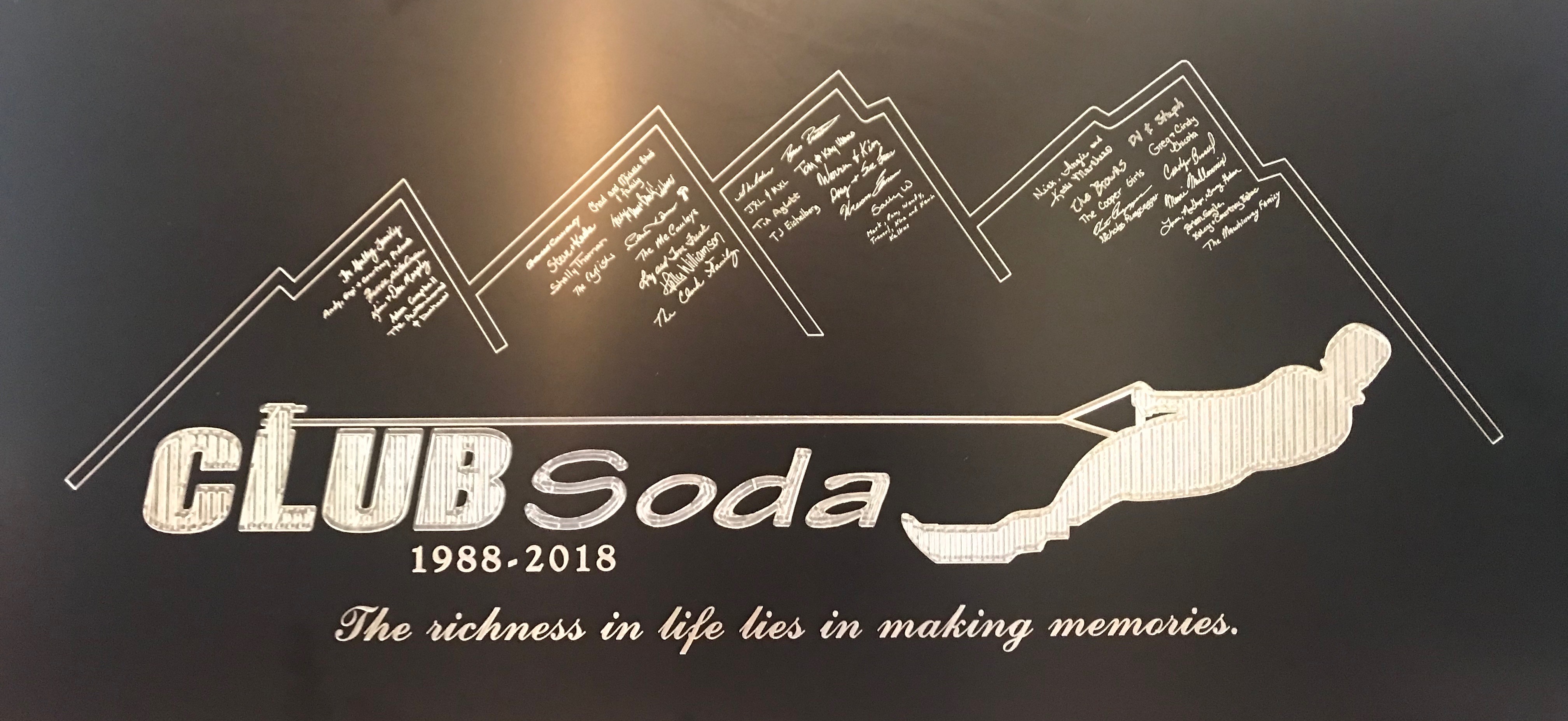 Anodized Aluminum Engraved Plaque - Clu