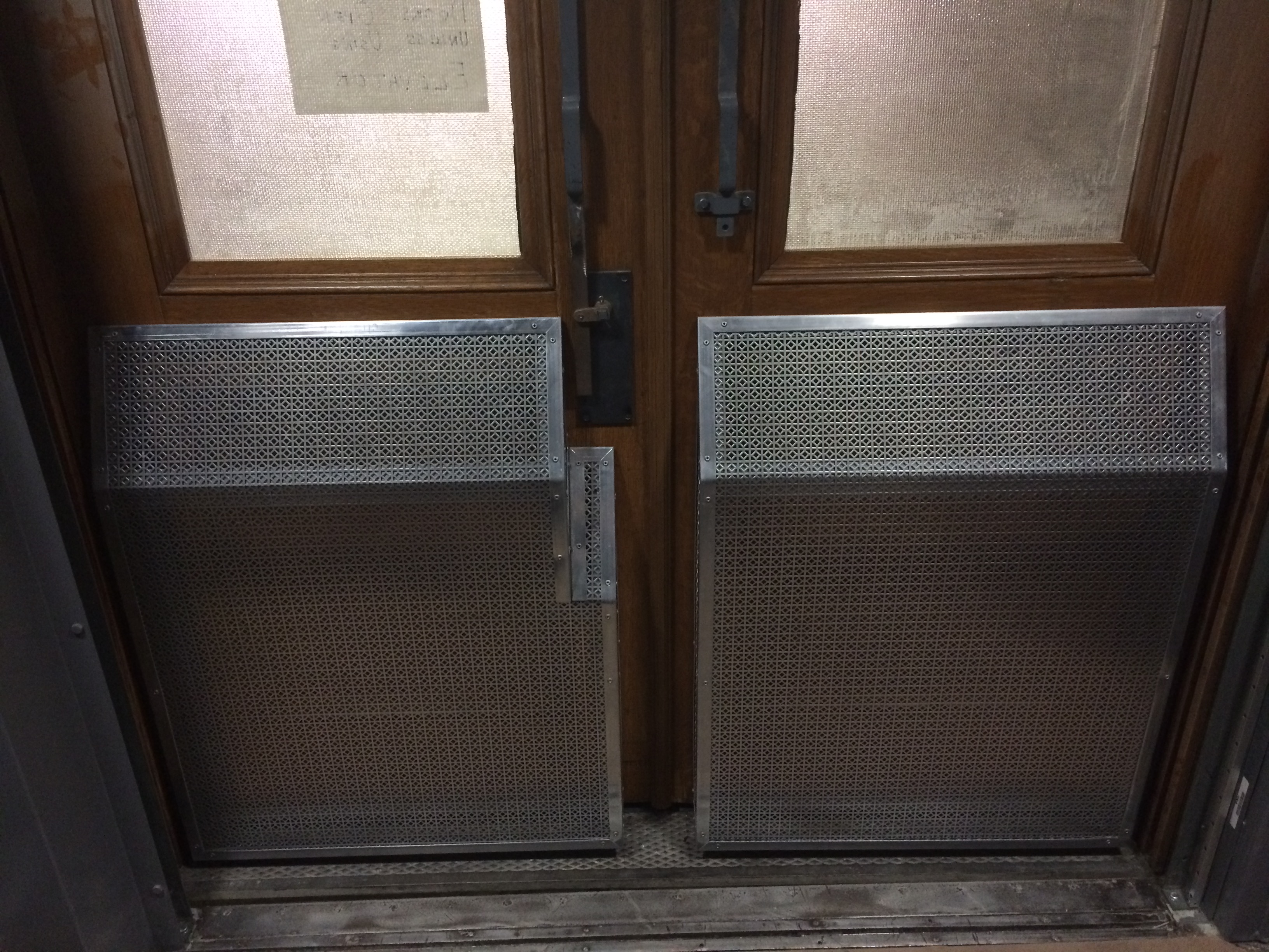 Stainless Steel Elevator Space Guards 2