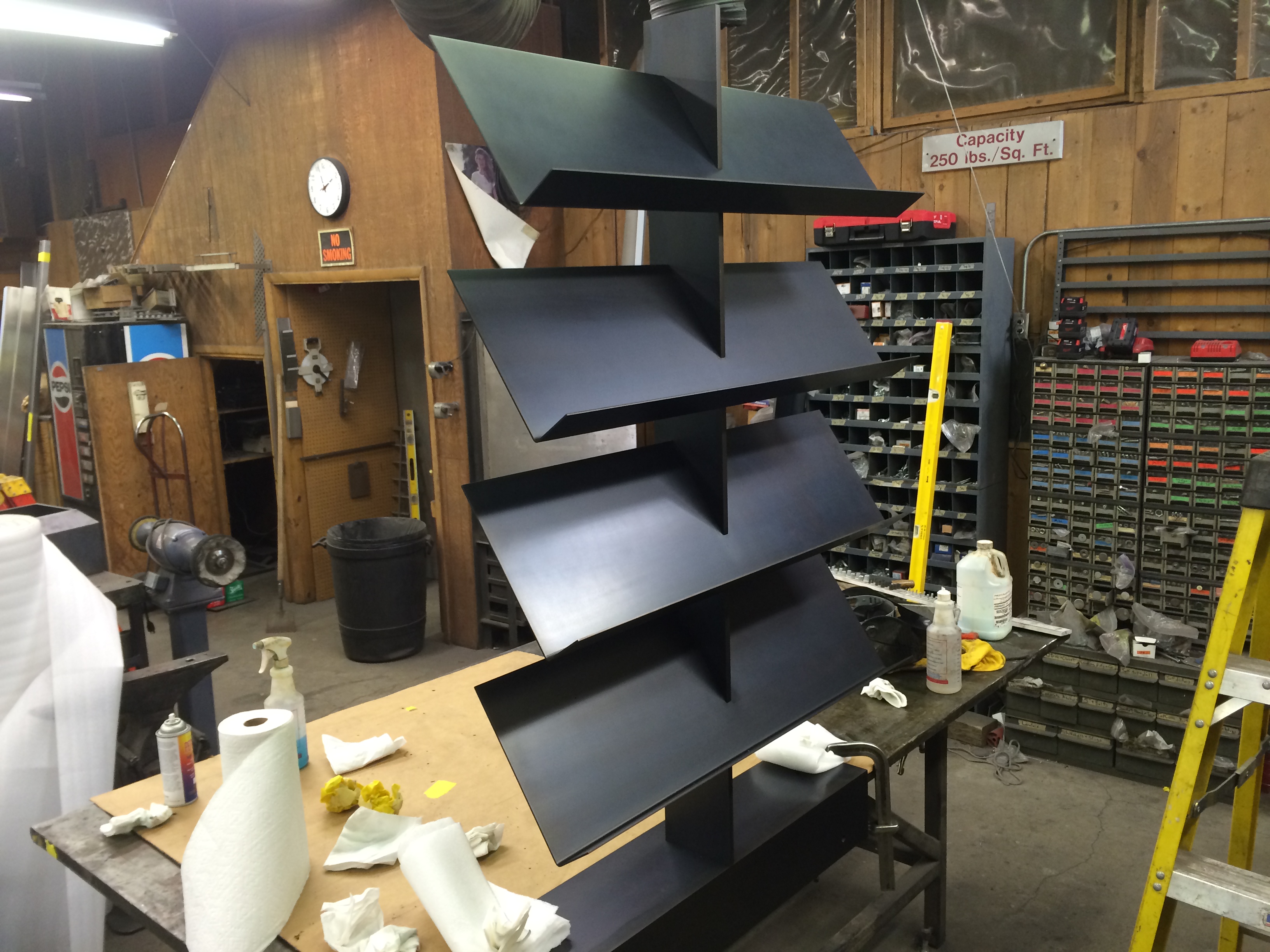 Steel Magazine Rack