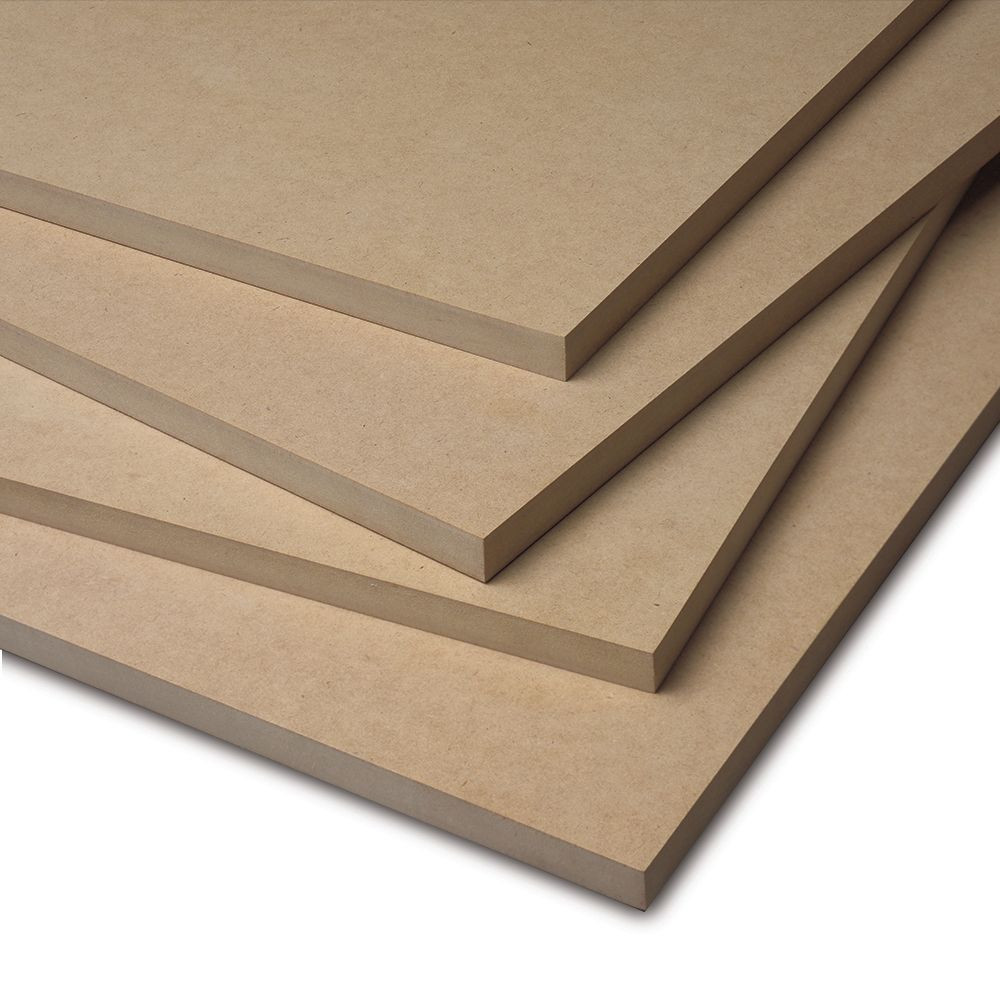 Medium-density fiberboard (MDF), image courtesy of www.cabinetjoint.com
