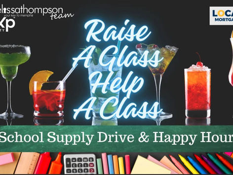 Local Mortgage participates in Melissa Thompson's School Supply Drive.