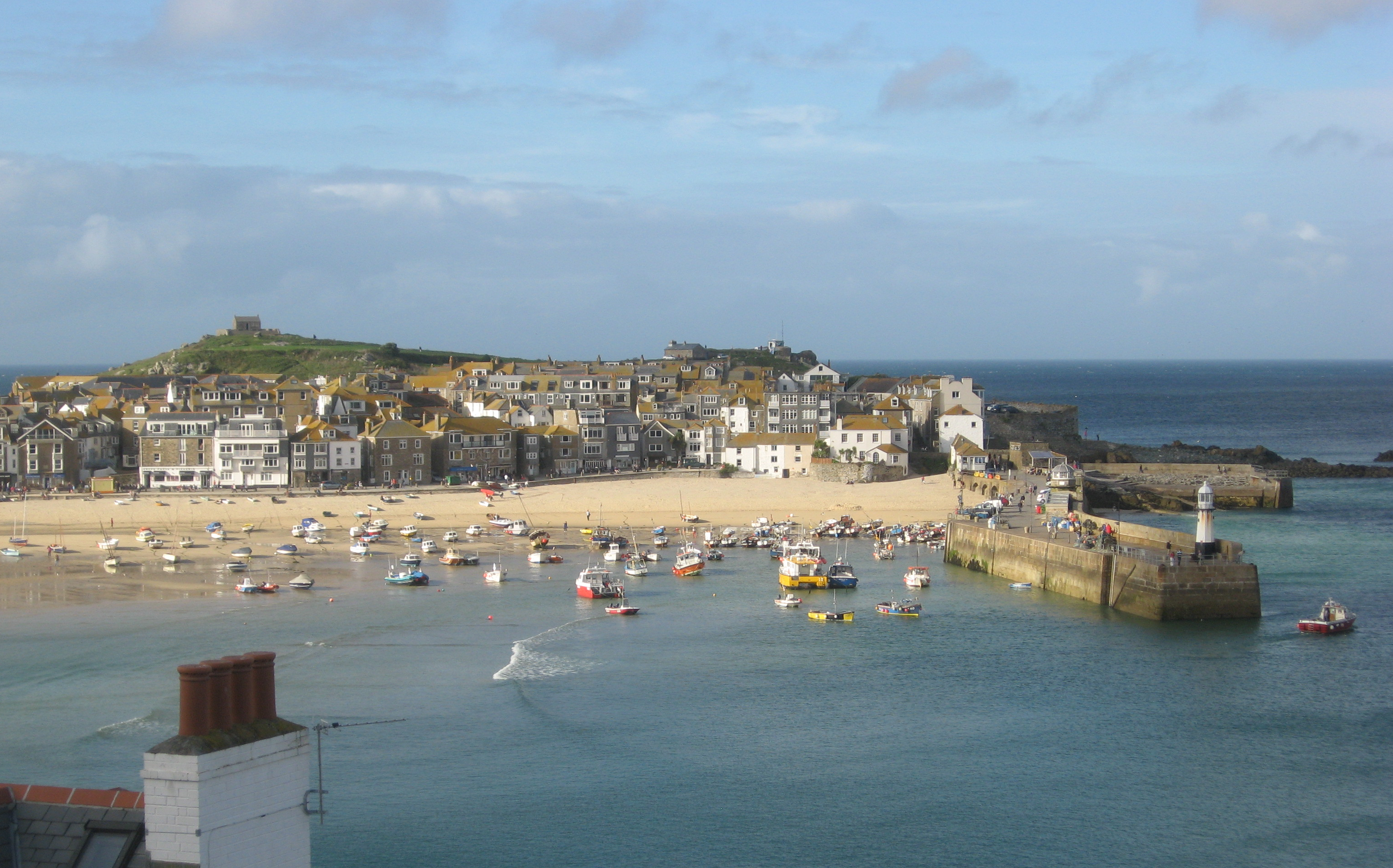 St. Ives Harbor, Cornwall, England