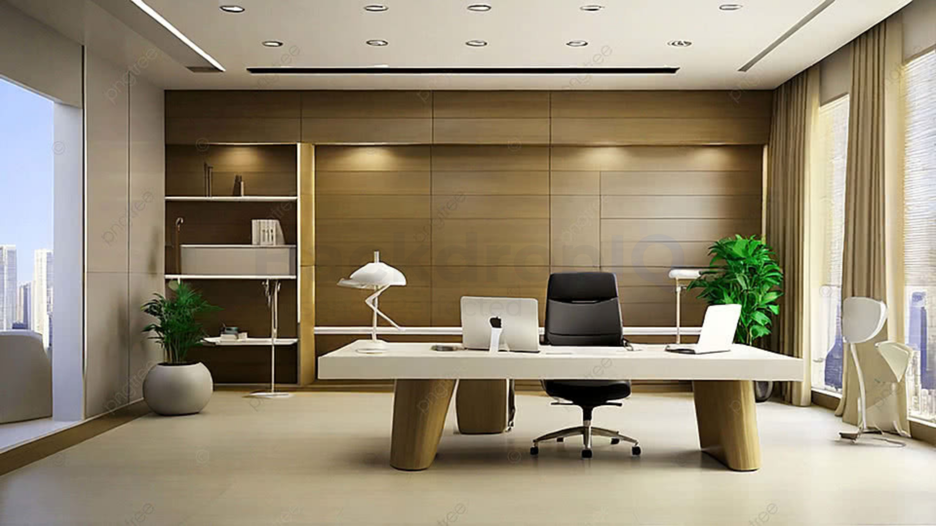 Executive Wood Panel Suite