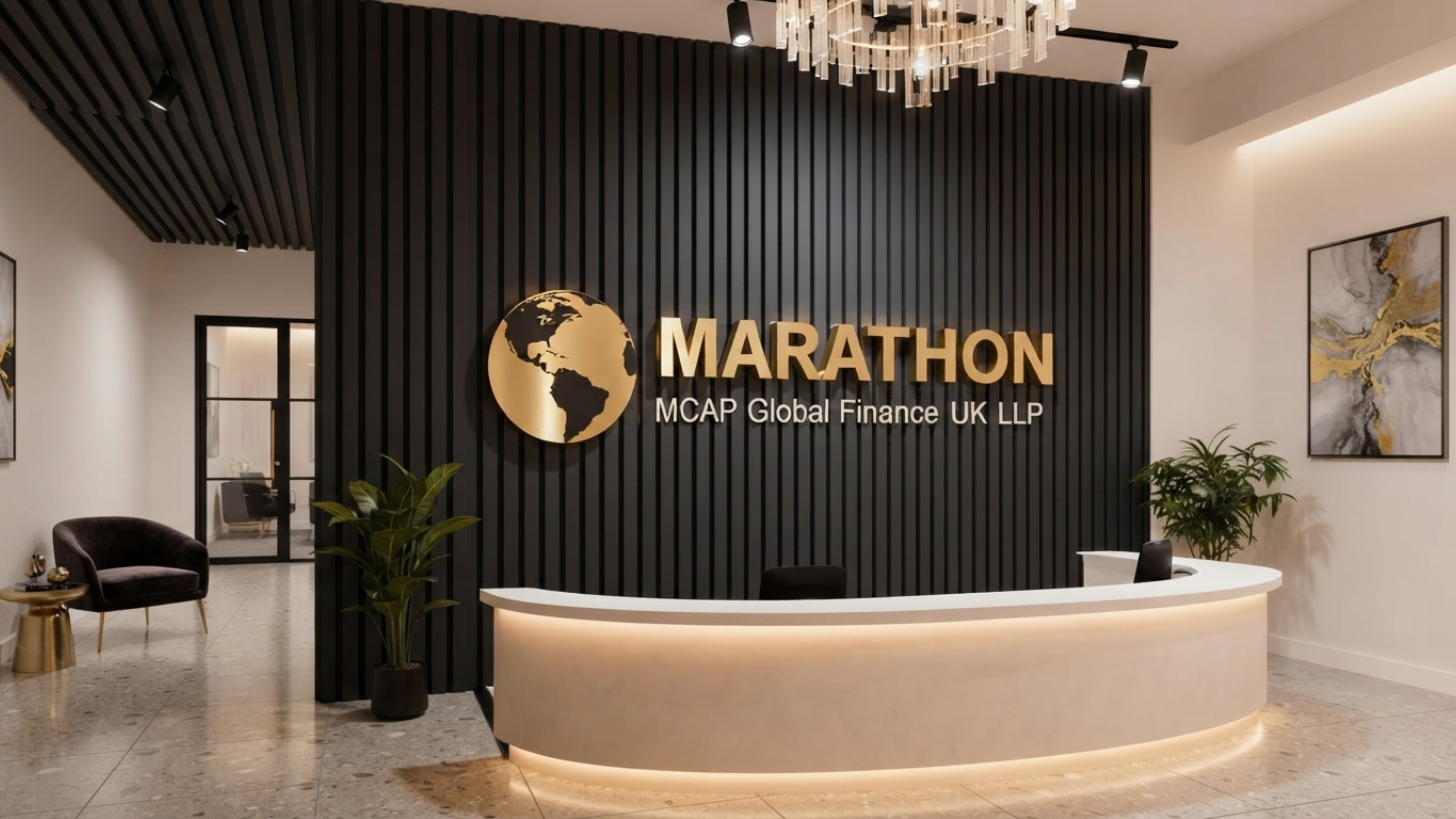 Modern Global Finance Lobby