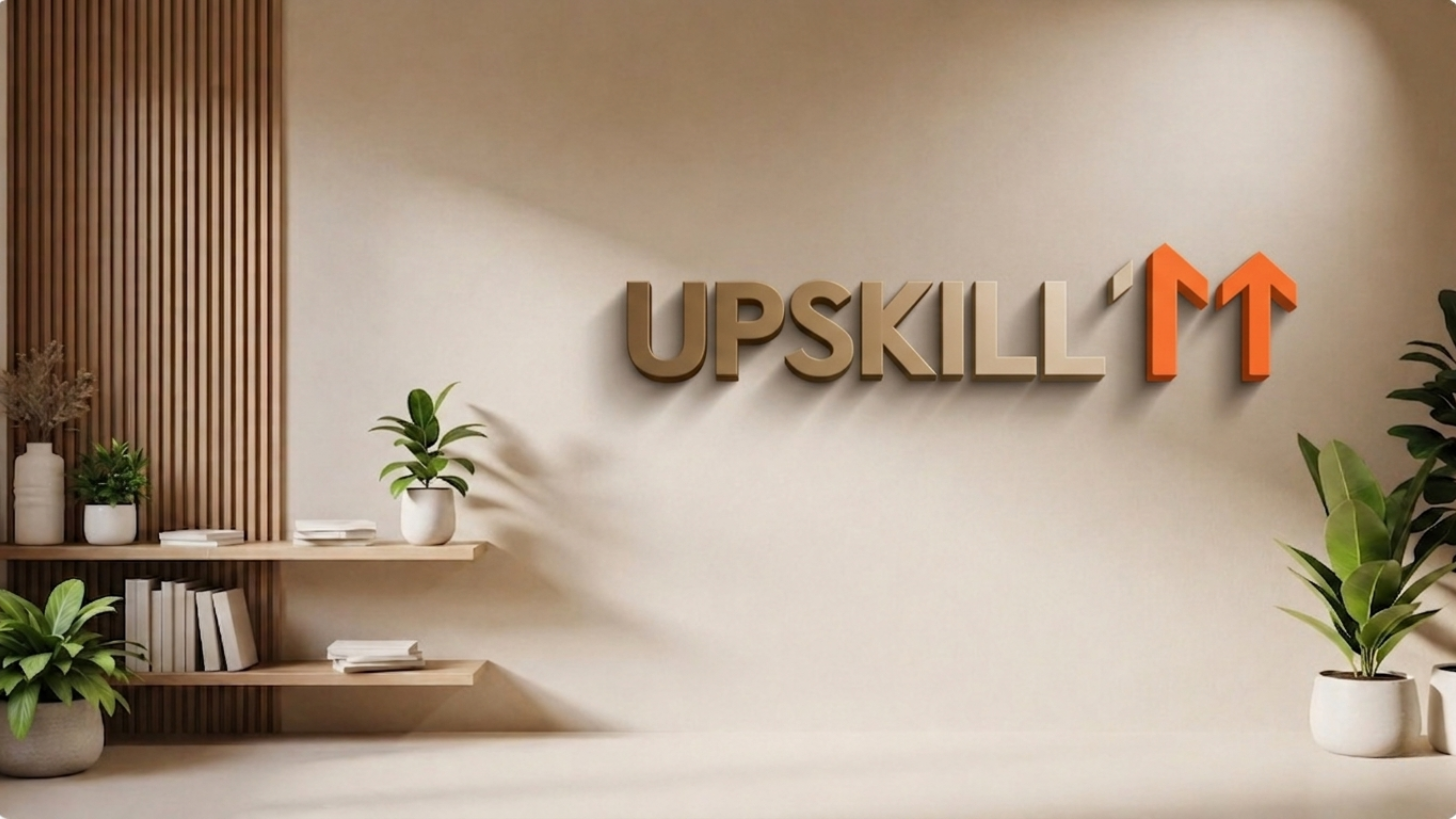 Minimalist 3D Logo Office