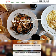 Luigi's Little Italy Website - Boxless Web Design