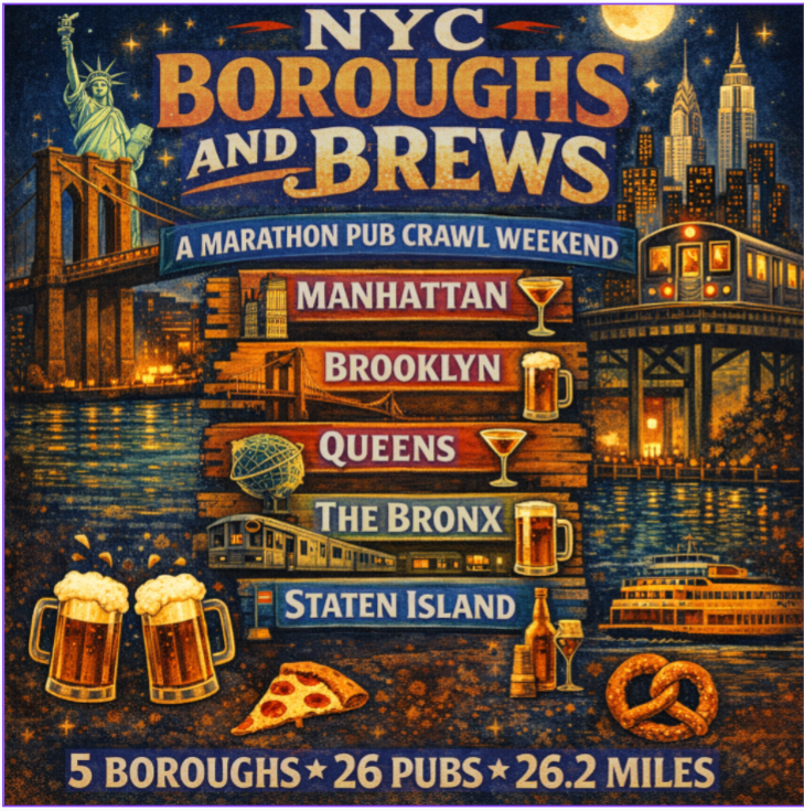 NYC Boroughs and Brews: A marathon pub crawl weekend