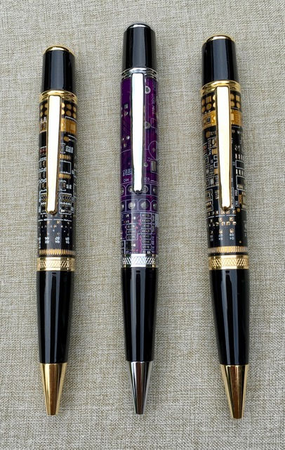 Computer Chip Pens