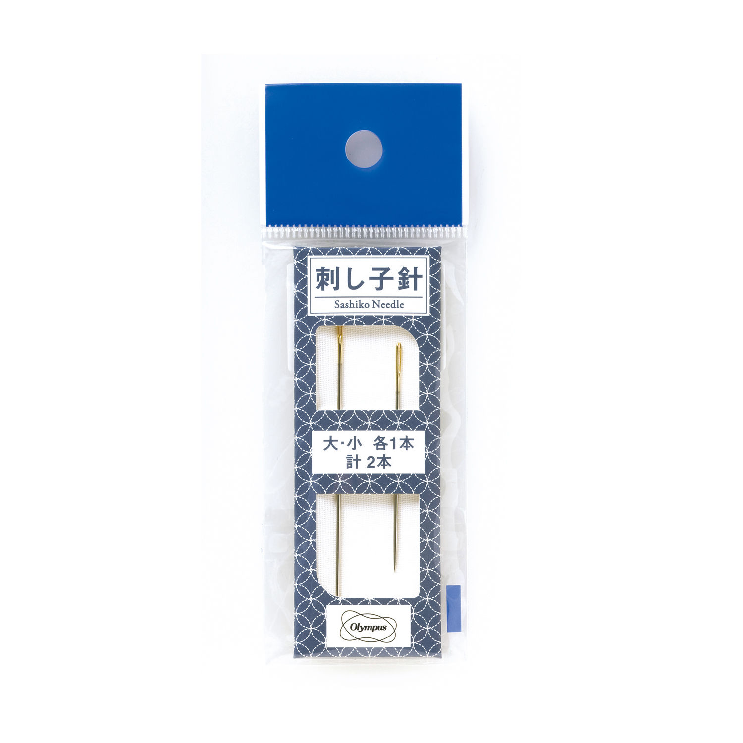 2 aiguilles SASHIKO 65/50 mm Olympus