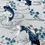 Miniature : Tissu japonais KOKKA motif carpe KOI  bleu gris