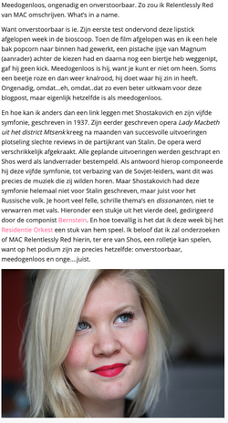 MAC Relentlessly red