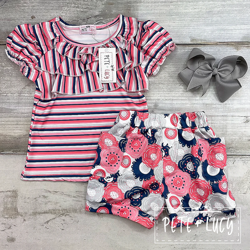 Thumbnail: Fionna Floral Short Set