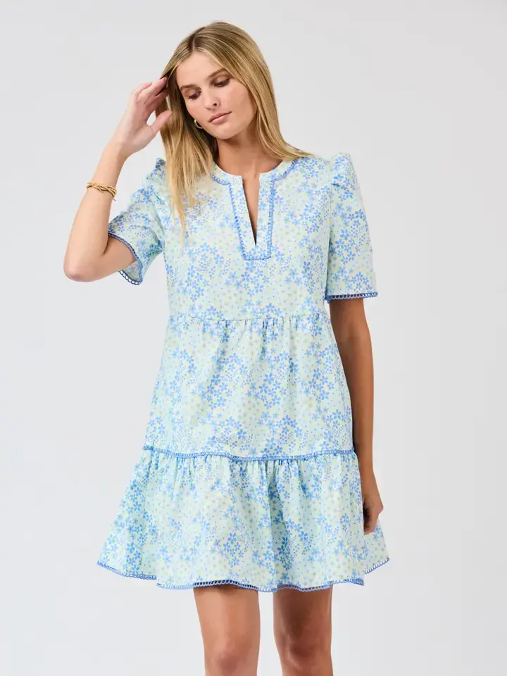 Thumbnail: Adelyn Dress | Larkspur Fields Blue