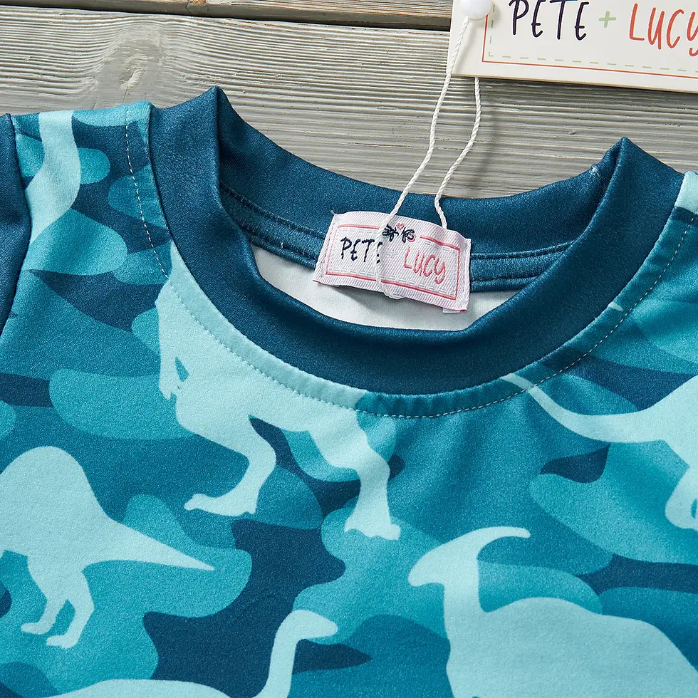 Thumbnail: Camo 'Saurs Infant Romper