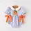Thumbnail: Stripe Pumpkin Applique Bow Romper