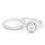 Thumbnail: 1.01ct Round Cut Halo Engagement Ring
