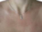 Thumbnail: Three Stone Bezel-Set Necklace