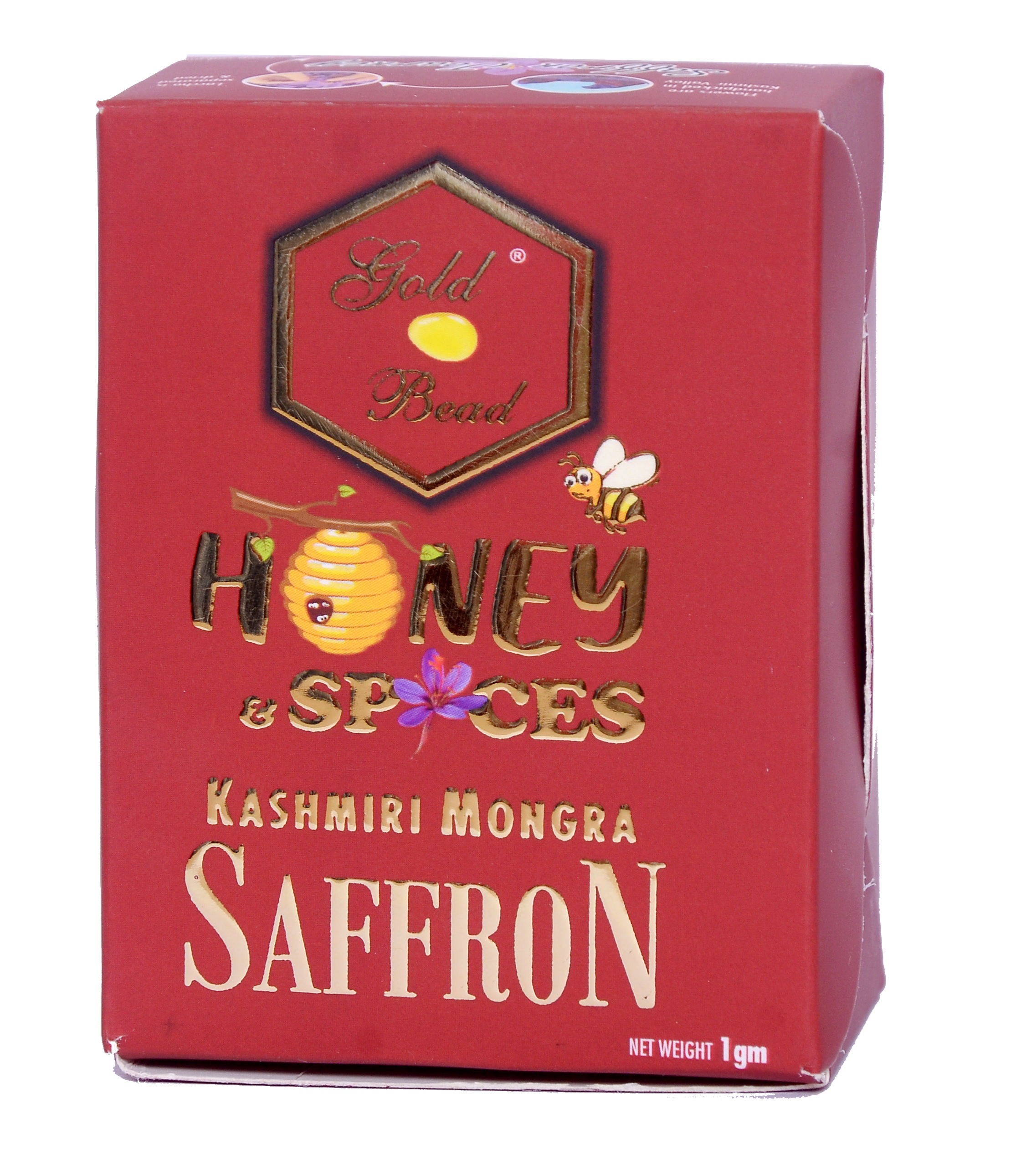 Gold Bead Kashmiri Mongra Saffron/Kesar 1 gram|Pure Original Keshar