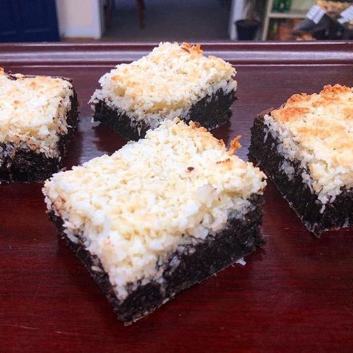 Coconut Macaroon Brownies